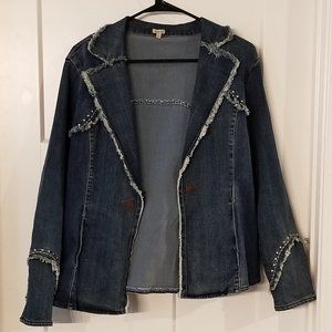 REBA Denim Studded Jacket Large